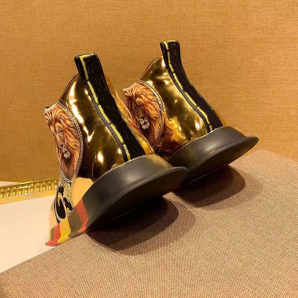 new prints martin high end boots anti-wrinkle gang wedding shoes punk comfort shoe chaussure homme cowboy motorcycle work safet boot, Black
new prints martin high end boots anti-wrinkle gang wedding shoes punk comfort shoe chaussure homme cowboy motorcycle work safet boot, Black