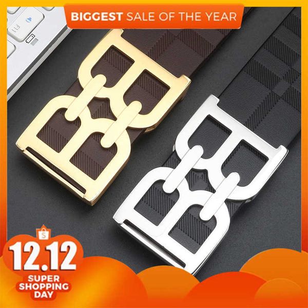 fashion and luxury design belt stainls steel men's leather layer pure cow youth smooth buckle busins casual underwear han chao, Black;brown
fashion and luxury design belt stainls steel men's leather layer pure cow youth smooth buckle busins casual underwear han chao, Black;brown