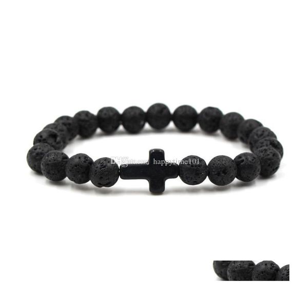 beaded 8mm lava rock beaded bracelets fashion natural stone charm jewelry punk 8 colors turquoise cross bangles cuffs bracelet drop d dhrib, Black
beaded 8mm lava rock beaded bracelets fashion natural stone charm jewelry punk 8 colors turquoise cross bangles cuffs bracelet drop d dhrib, Black
