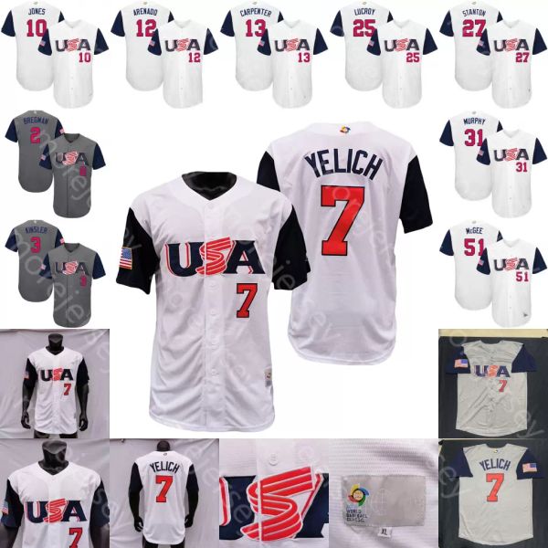 college basketball wears 2017 wbc jersey world baseball classic usa team marcus stroman buster posey nolan arenado bregman eric hosmer mccut, Black
college basketball wears 2017 wbc jersey world baseball classic usa team marcus stroman buster posey nolan arenado bregman eric hosmer mccut, Black