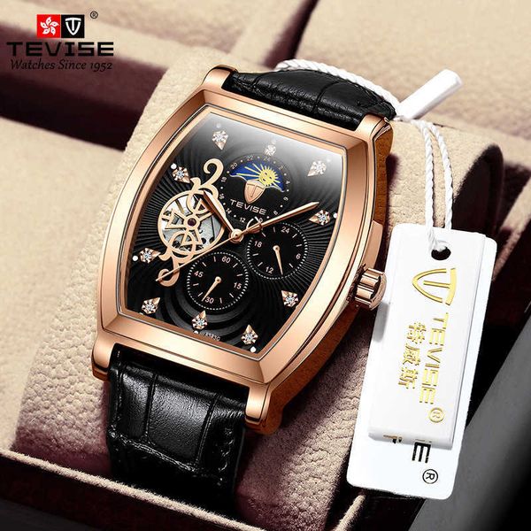 watch wrist new men's brand tourbillon male table bucket tiktok belt mechanical vibrant watch, Slivery;brown
watch wrist new men's brand tourbillon male table bucket tiktok belt mechanical vibrant watch, Slivery;brown