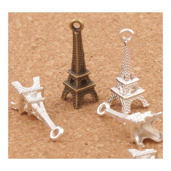 charms 3d paris eiffel tower alloy small charms pendants 100pcs/lot mic bronze sier plated stylish 22mmx4mm l448 drop delivery jewel dh0gi, Bronze;silver
charms 3d paris eiffel tower alloy small charms pendants 100pcs/lot mic bronze sier plated stylish 22mmx4mm l448 drop delivery jewel dh0gi, Bronze;silver