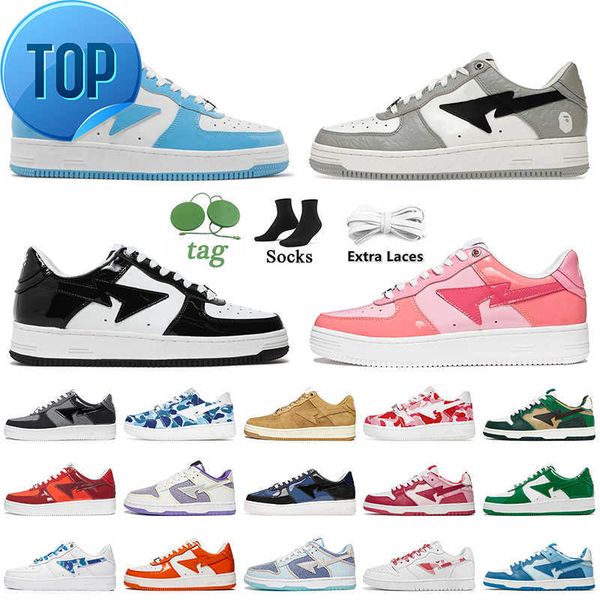 designer bapesta casual shoes sneakers trainers with socks patent leather blue grey black abc color camo combo pink orange green bapestas
designer bapesta casual shoes sneakers trainers with socks patent leather blue grey black abc color camo combo pink orange green bapestas