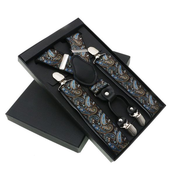 suspenders men's suspenders 4 clip cashew pattern suspenders personalized groomsmen man for pants mens trouser strap fashion adjustable, Black;white
suspenders men's suspenders 4 clip cashew pattern suspenders personalized groomsmen man for pants mens trouser strap fashion adjustable, Black;white