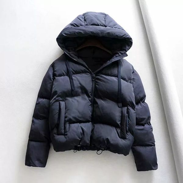 women's down parkas in padded jacket winter hooded woman warm large size coat thicken casual puffer ja 221205, Black
women's down parkas in padded jacket winter hooded woman warm large size coat thicken casual puffer ja 221205, Black
