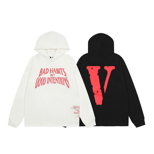 vlone luxury men womens fashion hoodies designer long sleeve hooded sweater high street red letter print sweatshirts s-xl, Black
vlone luxury men womens fashion hoodies designer long sleeve hooded sweater high street red letter print sweatshirts s-xl, Black