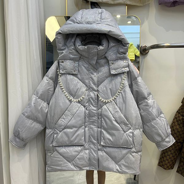women's down parkas women jacket casual style autumn winter white duck coats and female outwear 221205, Black
women's down parkas women jacket casual style autumn winter white duck coats and female outwear 221205, Black