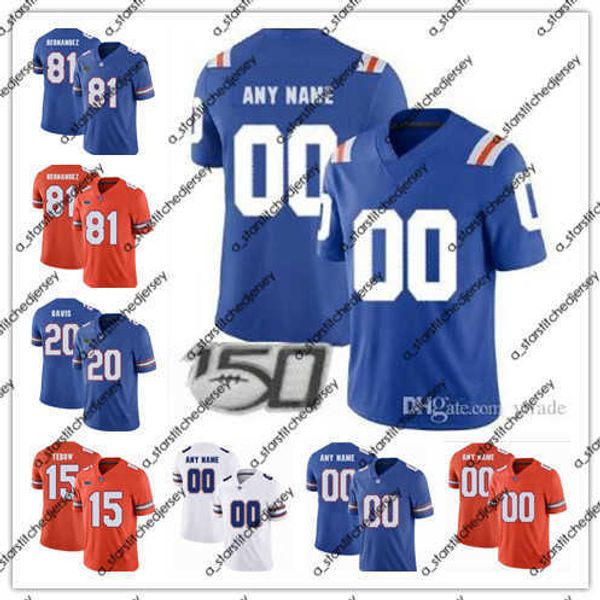 american college football wear 150th custom florida gators 81 aaron hernandez 14 emory jones 11 steve spurrier 6 jeff driskel tim tebow fran, Black
american college football wear 150th custom florida gators 81 aaron hernandez 14 emory jones 11 steve spurrier 6 jeff driskel tim tebow fran, Black