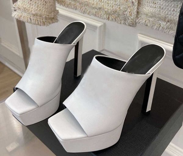 dress shoes brand designer design 2022 spring square head deep mouth fish mouth open toe waterproof platform ultra-high slippers women', Black
dress shoes brand designer design 2022 spring square head deep mouth fish mouth open toe waterproof platform ultra-high slippers women', Black