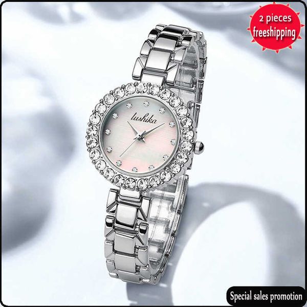 luxury design watches live female fashion fritillary face diamond inlaid waterproof steel band quartz, Slivery;golden
luxury design watches live female fashion fritillary face diamond inlaid waterproof steel band quartz, Slivery;golden