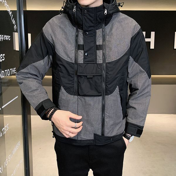 men's down parkas jacket men's autumn clothing tooling cotton thick jacket winter 4xl outwear hooded coat slim parka double zipper, Black
men's down parkas jacket men's autumn clothing tooling cotton thick jacket winter 4xl outwear hooded coat slim parka double zipper, Black