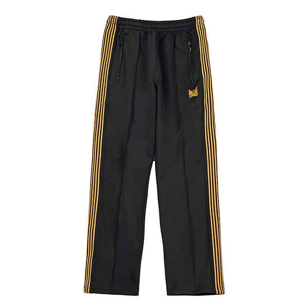 men's pants 2021 black awge needles pants men women 1 1 quality embroidery butterfly needles track pants classic yellow stripe trousers
men's pants 2021 black awge needles pants men women 1 1 quality embroidery butterfly needles track pants classic yellow stripe trousers