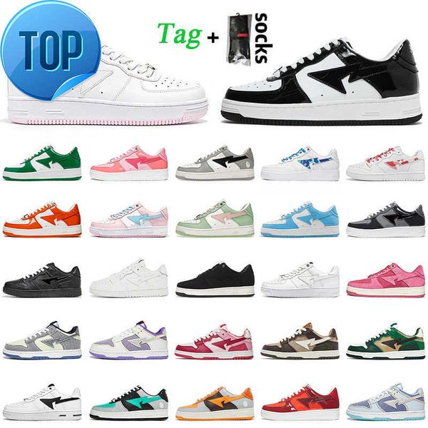 casual shoes sk8 sta trainers platform sneakers fashion bapesta abc color camo patent leather black white pastel pack green pink with socks
casual shoes sk8 sta trainers platform sneakers fashion bapesta abc color camo patent leather black white pastel pack green pink with socks