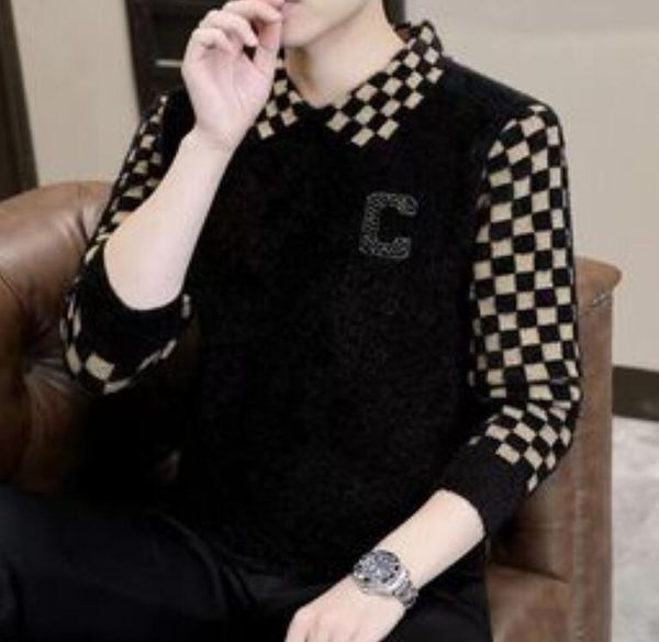 new winter thick warm turtleneck men sweater patchwork pullover men's christmas sweaters harajuku sweatshirts, White;black
new winter thick warm turtleneck men sweater patchwork pullover men's christmas sweaters harajuku sweatshirts, White;black