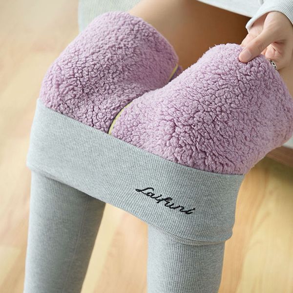 qnpqyx winter thick warm plush pants women fashion high waist tight fleece trousers woman solid color casual stretchy leggings, Black;white
qnpqyx winter thick warm plush pants women fashion high waist tight fleece trousers woman solid color casual stretchy leggings, Black;white