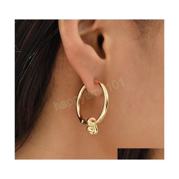 hoop huggie trendy korea geometric round hoop earrings for women fashion gold color wisted jewelry accessories drop delivery dhsyw, Golden;silver
hoop huggie trendy korea geometric round hoop earrings for women fashion gold color wisted jewelry accessories drop delivery dhsyw, Golden;silver