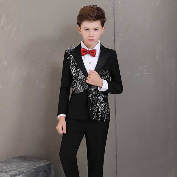 suits children s formal dress set flower boys wedding host piano performance costume kids blazer pants clothing 221205, Black
suits children s formal dress set flower boys wedding host piano performance costume kids blazer pants clothing 221205, Black