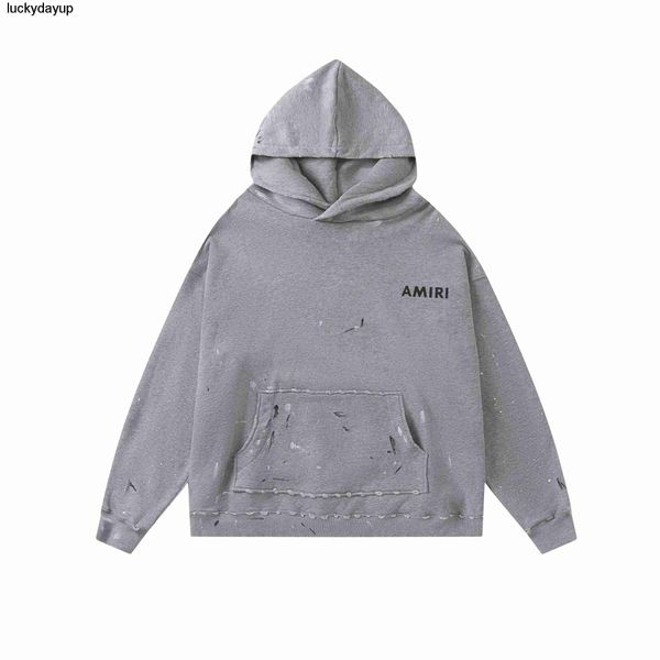 men's hoodies designer sweatshirts amirs splashing hole breaking loose men women hoodie, Black
men's hoodies designer sweatshirts amirs splashing hole breaking loose men women hoodie, Black