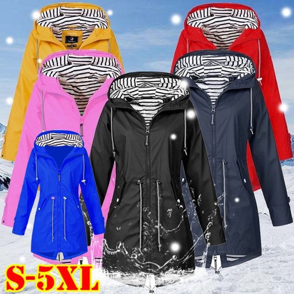 womens trench coats women waterproof zipper rain jacket solid color ladies outdoor mountaineering lightweight raincoats plus size s5xl 22120, Tan;black
womens trench coats women waterproof zipper rain jacket solid color ladies outdoor mountaineering lightweight raincoats plus size s5xl 22120, Tan;black