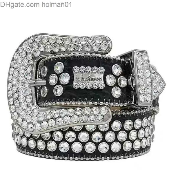 

22023 Designer Belt Bb Simon Belts for Men Women Fashion Shiny diamond be