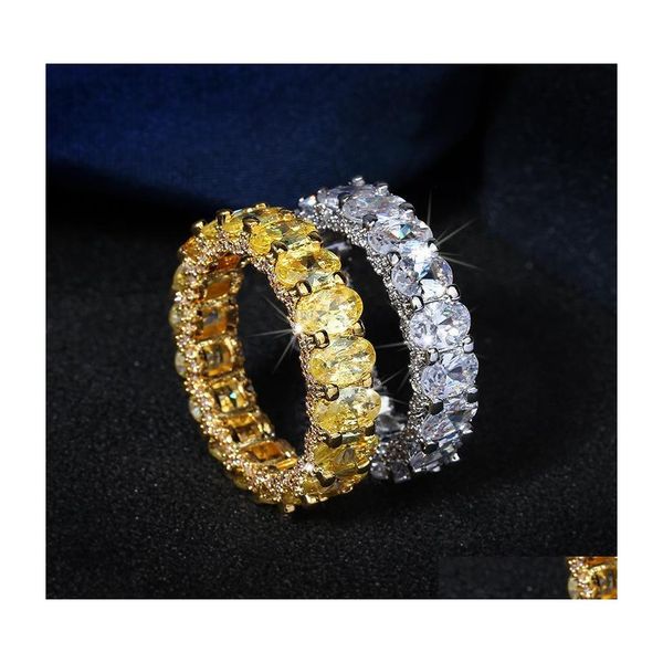 band rings charming women ring gold plated bling clear yellow cz diamond stone rings for girls party wedding drop delivery jewelry dhwjq, Silver
band rings charming women ring gold plated bling clear yellow cz diamond stone rings for girls party wedding drop delivery jewelry dhwjq, Silver