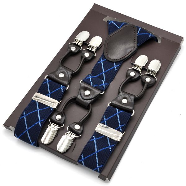 suspenders novelty male suspenders leather jacquard 6clips westernstyle trousers man braces cinturino adjustable suspender 8color mbd8652 22, Black;white
suspenders novelty male suspenders leather jacquard 6clips westernstyle trousers man braces cinturino adjustable suspender 8color mbd8652 22, Black;white