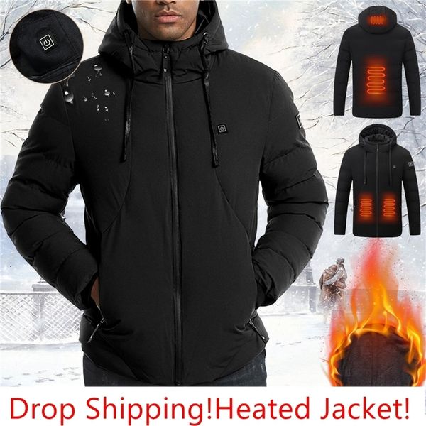 men s down parkas men whole areas heated jacket usb winter outdoor electric heating jackets warm sports thermal coat clothing heatable cotto, Black
men s down parkas men whole areas heated jacket usb winter outdoor electric heating jackets warm sports thermal coat clothing heatable cotto, Black