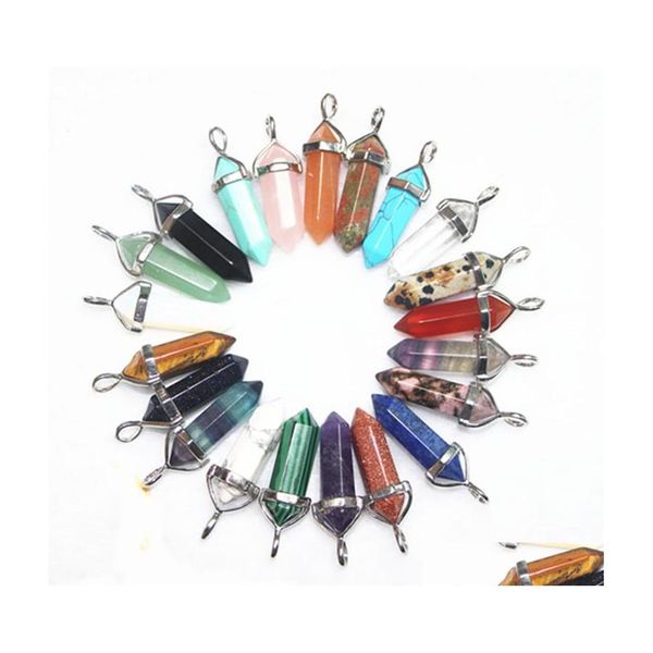 charms bk charms 6 side pendum amethys jade malachite tiger eye natural stone pendant necklace quartz crystal healing drop delivery dhej3, Bronze;silver
charms bk charms 6 side pendum amethys jade malachite tiger eye natural stone pendant necklace quartz crystal healing drop delivery dhej3, Bronze;silver