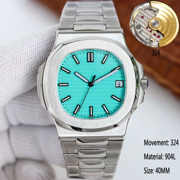 2022 new 5711 series men's mechanical watch 324 automatic movement sapphire glass 904 stainless steel original box and paper, Slivery;brown
2022 new 5711 series men's mechanical watch 324 automatic movement sapphire glass 904 stainless steel original box and paper, Slivery;brown