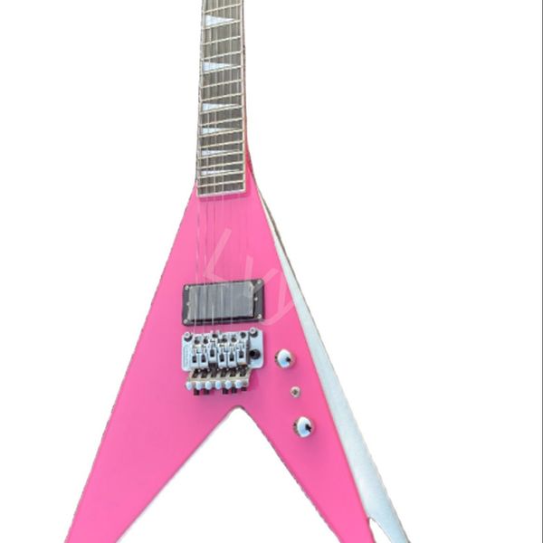 lvyfactory customized special-shaped electric guitar pink conjoined guitar rosewood fingerboard
lvyfactory customized special-shaped electric guitar pink conjoined guitar rosewood fingerboard