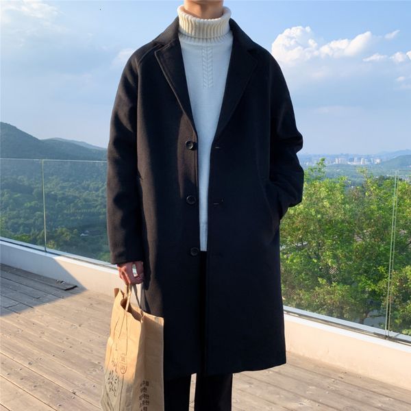 men's wool blends winter thick woolen coat men warm fashion oversize long woolen coat men korean loose thickening woolen trench coat me, Black
men's wool blends winter thick woolen coat men warm fashion oversize long woolen coat men korean loose thickening woolen trench coat me, Black