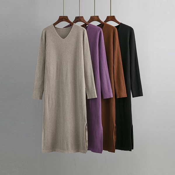 party dresses autumn winter vneck knitted dress women's pullover straight slim long sleeve pit strip slit bottom overtheknee sweater dr, White;black
party dresses autumn winter vneck knitted dress women's pullover straight slim long sleeve pit strip slit bottom overtheknee sweater dr, White;black