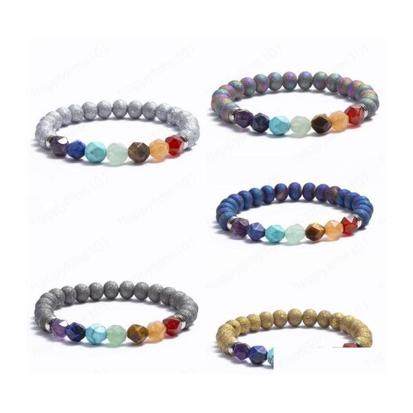 beaded colorf natural irregar stone charm bangle bling shiny 7 chakra bracelet beads crystal bangles for women drop delivery jewelry dhwm6, Black
beaded colorf natural irregar stone charm bangle bling shiny 7 chakra bracelet beads crystal bangles for women drop delivery jewelry dhwm6, Black
