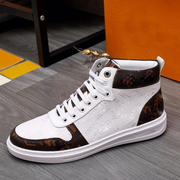 designer high-shoes flat-bottomed sneakers fashion trendy men series high-end comfortable trainers with box size 38-44, Black
designer high-shoes flat-bottomed sneakers fashion trendy men series high-end comfortable trainers with box size 38-44, Black