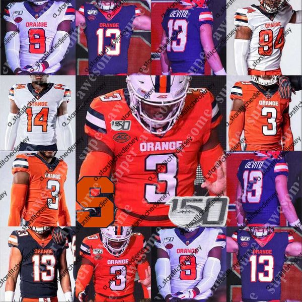 american college football wear syracuse orange football jersey kevin abrams donovin darius eric dungey chandler jones prince-tyson gulley te, Black
american college football wear syracuse orange football jersey kevin abrams donovin darius eric dungey chandler jones prince-tyson gulley te, Black