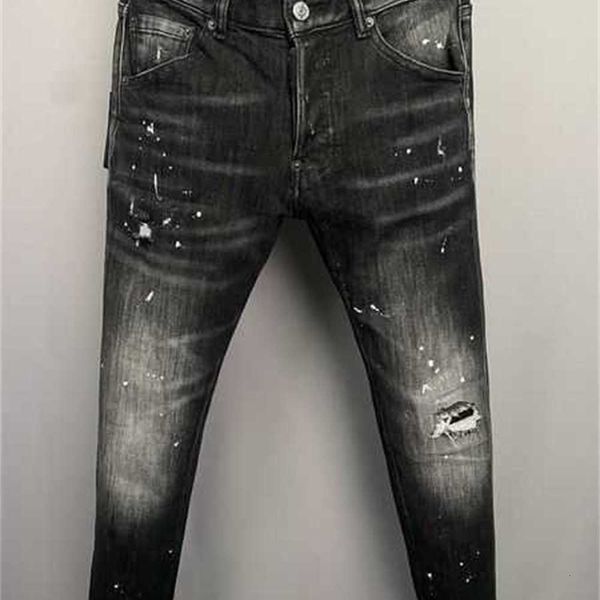 men's jeans 2022 fw 23ss luxury brand designer d2 men denim dsquare embroidery pants fashion holes trousers mens clothing us size 28-38, Blue
men's jeans 2022 fw 23ss luxury brand designer d2 men denim dsquare embroidery pants fashion holes trousers mens clothing us size 28-38, Blue
