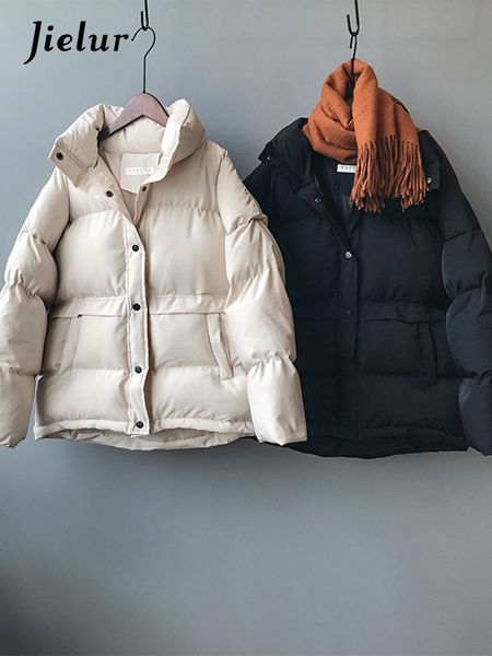 women's down parkas jielur fashion solid color winter jacket stand collar singlebreasted coat preppy style black parka ladies outerwear
women's down parkas jielur fashion solid color winter jacket stand collar singlebreasted coat preppy style black parka ladies outerwear