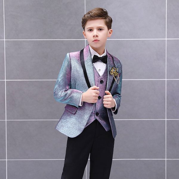 suits formal children s dress suit set gradient color flower handsome host catwalk wedding costume kids blazer vest pants 3pcs outfit 221205, Black
suits formal children s dress suit set gradient color flower handsome host catwalk wedding costume kids blazer vest pants 3pcs outfit 221205, Black