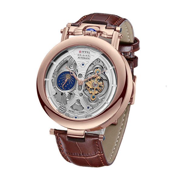watch wrist brand men's hollow bottom real tourbillon waterproof fully automatic mechanical watch, Slivery;brown
watch wrist brand men's hollow bottom real tourbillon waterproof fully automatic mechanical watch, Slivery;brown