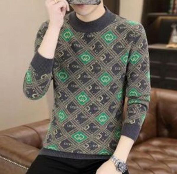 men's sweaters winter new mink velvet fashion mock neck pullover thickening luxury brand casual men bottoming sweaters, White;black
men's sweaters winter new mink velvet fashion mock neck pullover thickening luxury brand casual men bottoming sweaters, White;black