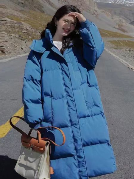 women's down parkas winter jacket hooded warm thicken coats xlong parka for women clothes oversized jackets casual female coat 221205, Black
women's down parkas winter jacket hooded warm thicken coats xlong parka for women clothes oversized jackets casual female coat 221205, Black