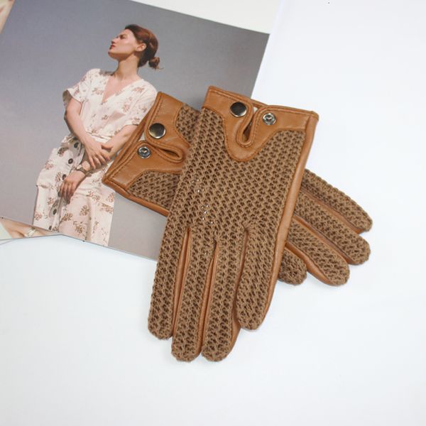 five fingers gloves women' sheepskin gloves leather fashion touch screen no lining thin section spring riding driving autumn 221203, Blue;gray
five fingers gloves women' sheepskin gloves leather fashion touch screen no lining thin section spring riding driving autumn 221203, Blue;gray