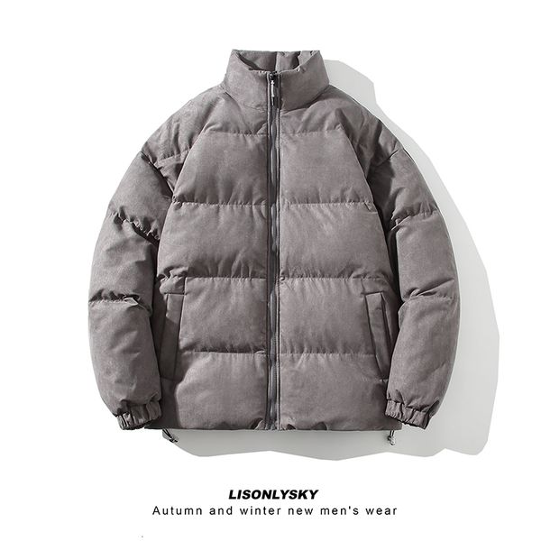 men s down parkas winter coat stand collar fashion jacket warm solid streetwear woman harajuku outerwear color s 3xl 221205, Black
men s down parkas winter coat stand collar fashion jacket warm solid streetwear woman harajuku outerwear color s 3xl 221205, Black