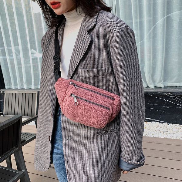 waist bags plush womens solid color belt shoulder crossbody chest brand designer female fanny pack banana hip purse 221205
waist bags plush womens solid color belt shoulder crossbody chest brand designer female fanny pack banana hip purse 221205