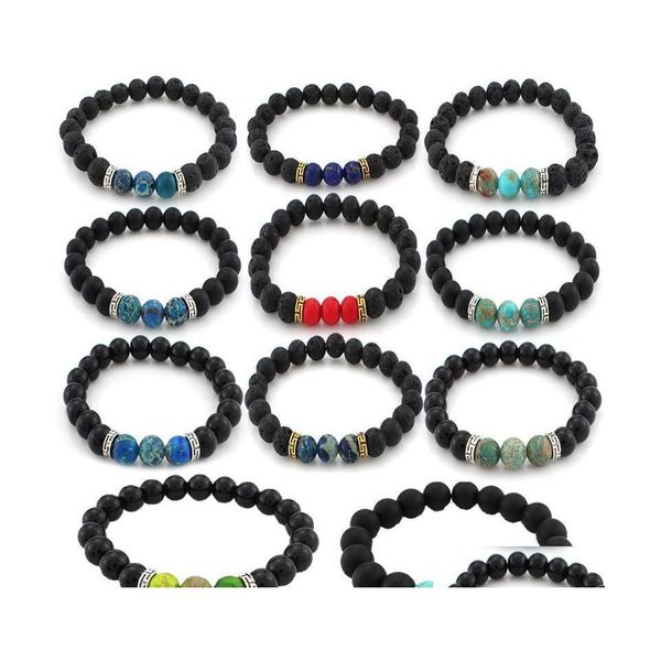 beaded 16 styles 7 chakra lava stone bracelet essential oil diffuser bracelets energy healing aroma per stretch gift drop del dhpso, Black
beaded 16 styles 7 chakra lava stone bracelet essential oil diffuser bracelets energy healing aroma per stretch gift drop del dhpso, Black