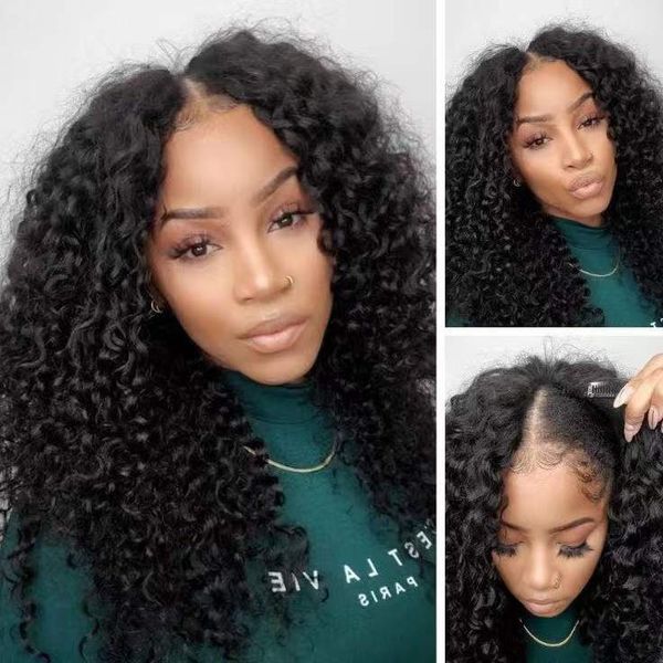 v part wig human hair no leave out brazilian deep wave thin parts wigs for women kinky curly glueless virgin 130% diva1, Black;brown
v part wig human hair no leave out brazilian deep wave thin parts wigs for women kinky curly glueless virgin 130% diva1, Black;brown