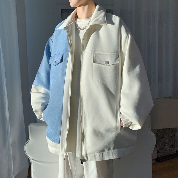 men's wool blends winter thick woolen coat men warm fashion contrast casual thicken woolen jacket mens korean loose short woolen coat m, Black
men's wool blends winter thick woolen coat men warm fashion contrast casual thicken woolen jacket mens korean loose short woolen coat m, Black