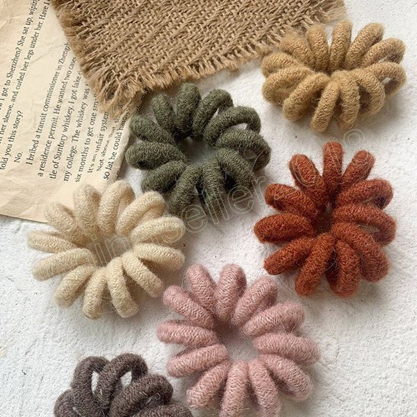 knitted telephone line wire hair ring women ponytail hair rope seamless high elastic rubber band girls hair accessories, Pink
knitted telephone line wire hair ring women ponytail hair rope seamless high elastic rubber band girls hair accessories, Pink
