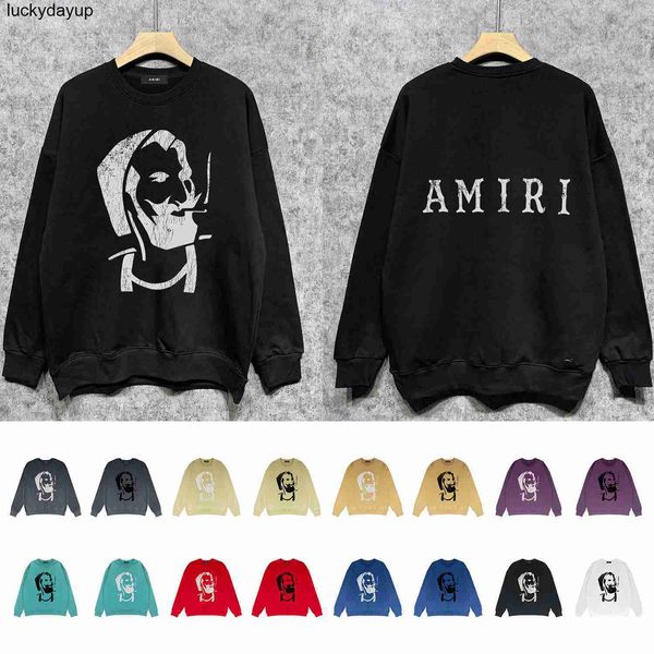 men's hoodies designer sweatshirts amirs ound neck sweater fashion streetwear loose hoodie, Black
men's hoodies designer sweatshirts amirs ound neck sweater fashion streetwear loose hoodie, Black