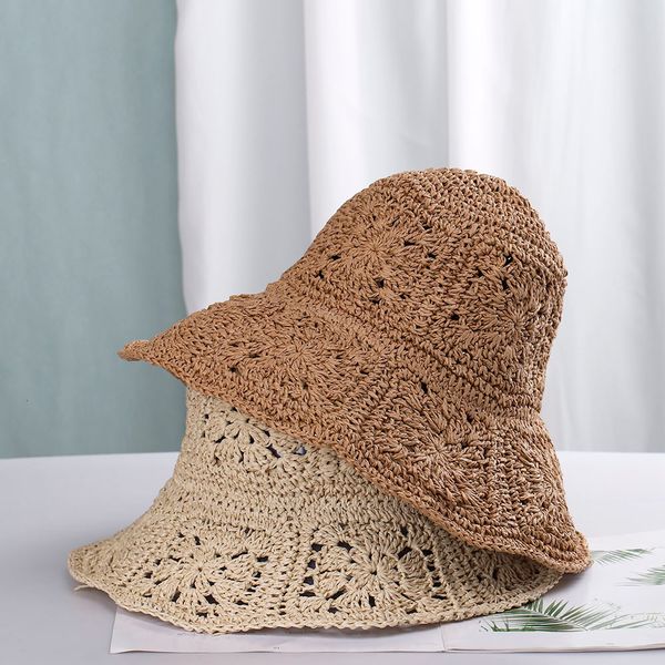 wide brim hats bucket womens straw crochet hat bucket uv protection sun visor beach visors foldable female summer 221205, Blue;gray
wide brim hats bucket womens straw crochet hat bucket uv protection sun visor beach visors foldable female summer 221205, Blue;gray